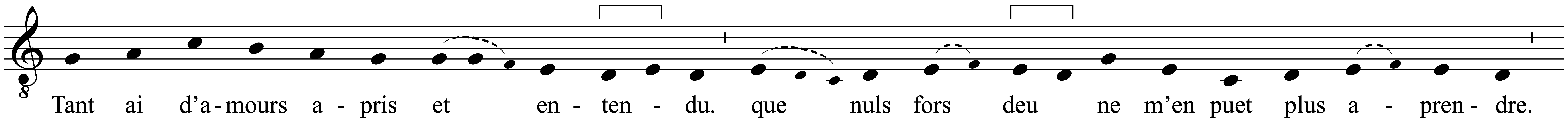 Work musical notation